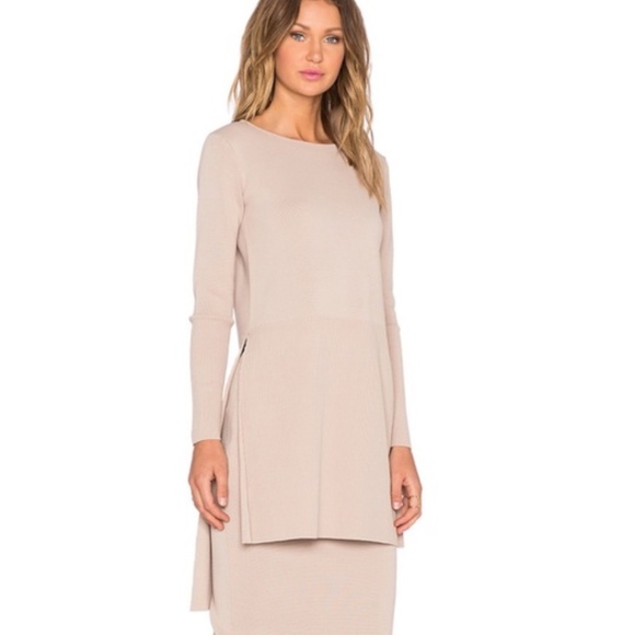 TY-LR Revolve Thick Knit Camel Mirage Sweater Tunic Medium - Picture 13 of 13